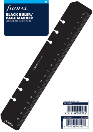 Pravítko/záložka Filofax