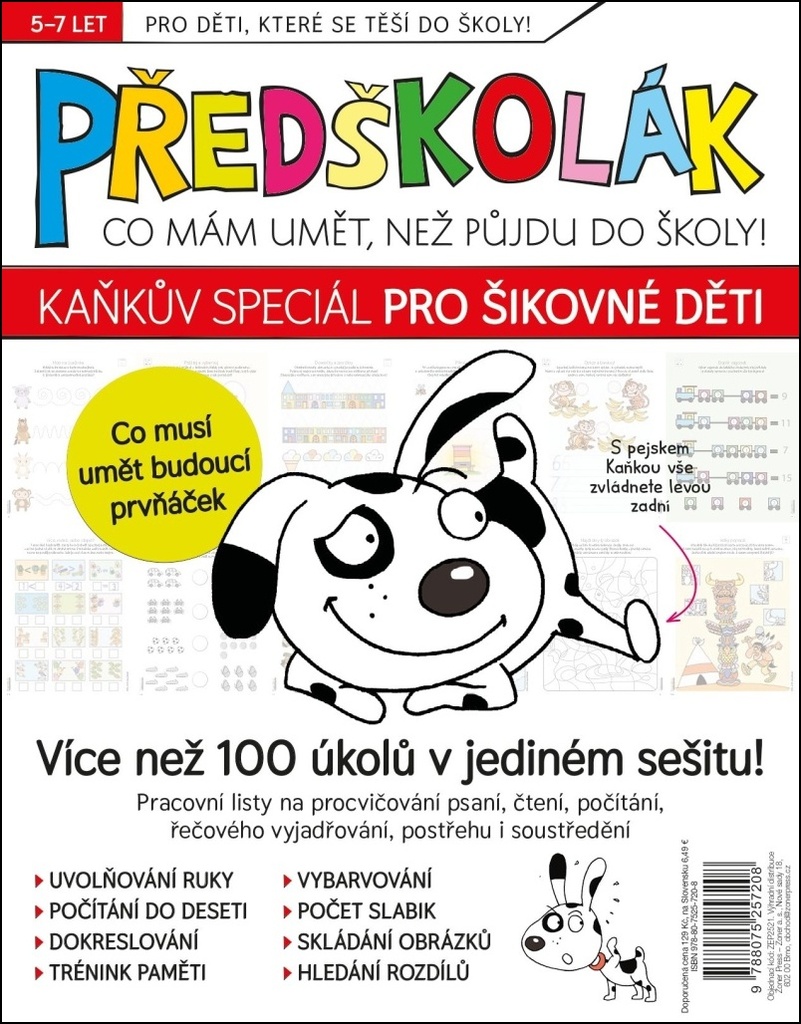 Předškolák Kaňkův speciál pro šikovné děti