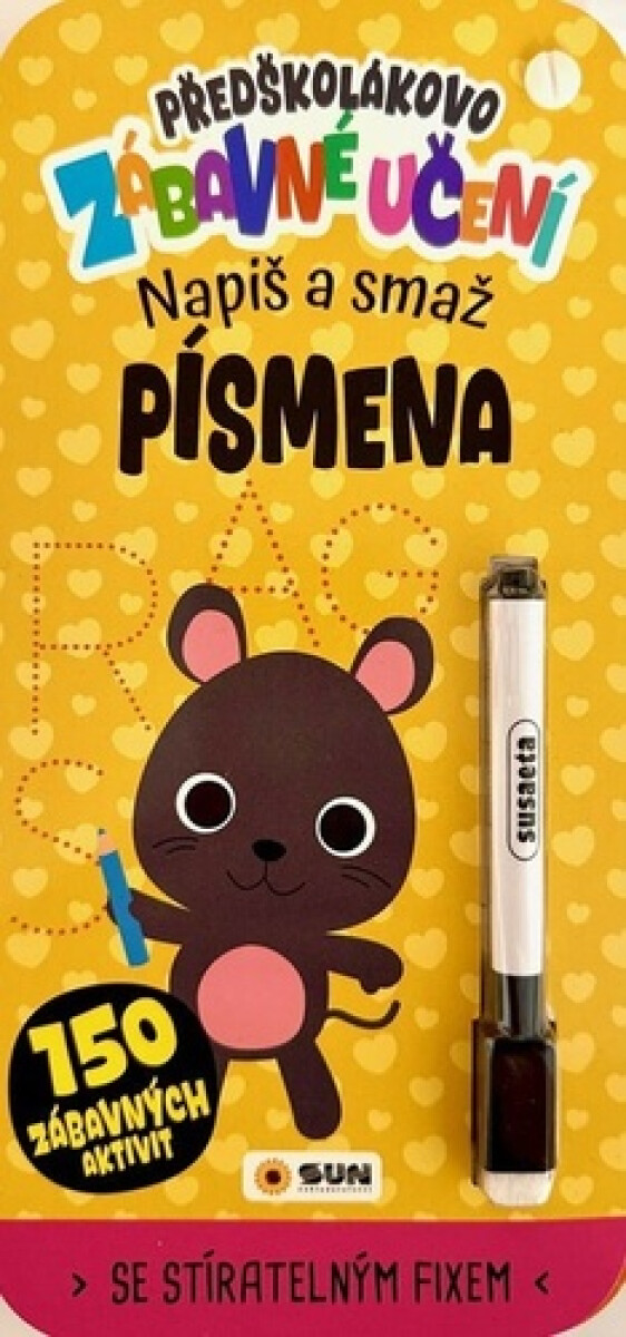 Předškolákovo zábavné učení Písmena napiš a smaž