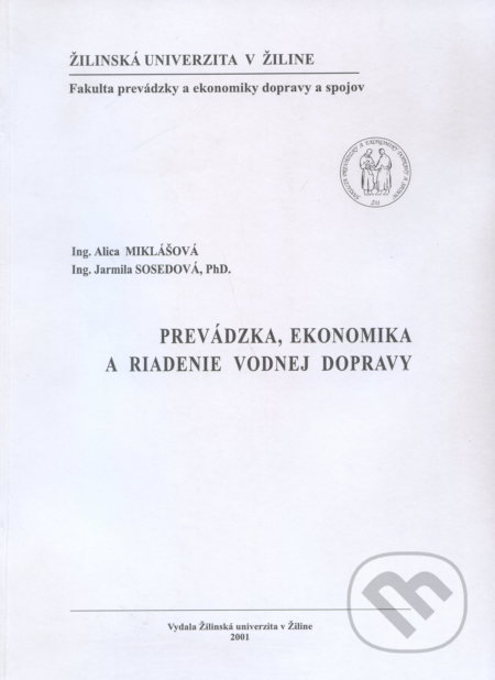 Prevádzka, ekonomika a riadenie vodnej dopravy
