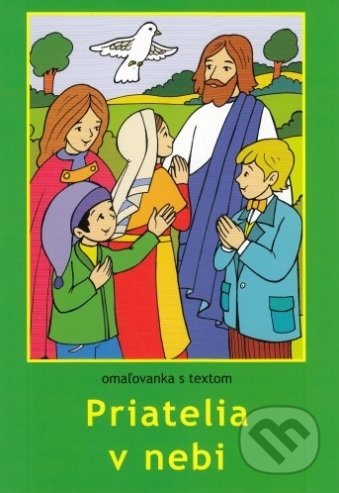 Priatelia v nebi (omaľovanka s textom)