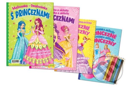Princezné/Princezny: Maľovanka + aktivity
