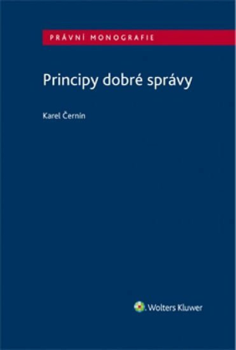 Principy dobré správy - Karel Černín