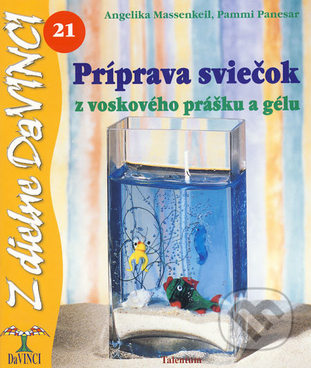 Príprava sviečok z voskového prášku a gélu