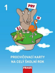 Procvičovací karty na celý školní rok 1 (ČJ, M, Prvouka) - kniha z kategorie 1. stupeň