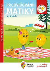 Procvičování matiky pro 4. ročník (Pamětné počítání, zaokrouhlování, zlomky…) - kniha z kategorie 1. stupeň