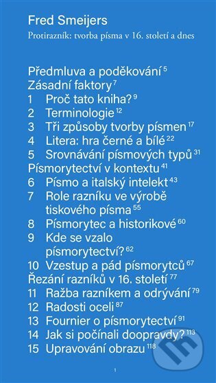 Protirazník: tvorba písma v 16. století a dnes