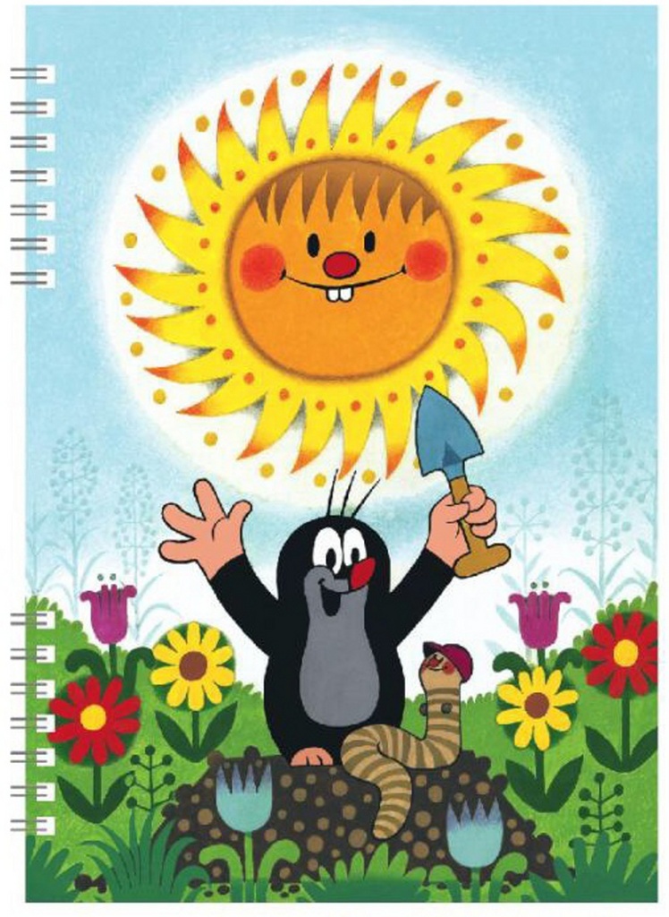 Psací sada Školní zápisník Krtek + kuličkové pero