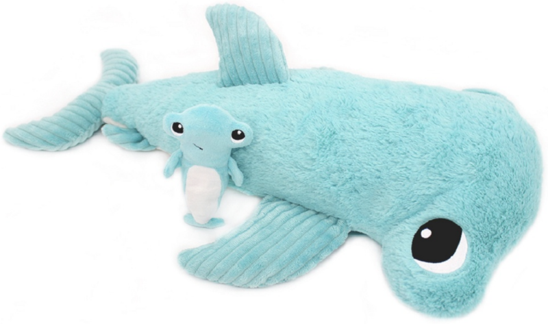 PTIPOTOS Plyšový kladivoun Clou modrý