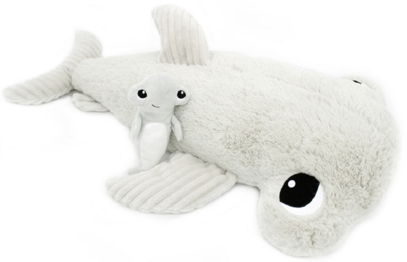 PTIPOTOS Plyšový kladivoun Clou šedý