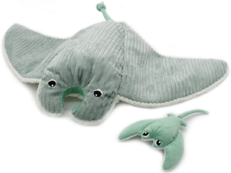 PTIPOTOS Plyšový rejnok Mentalou mátový