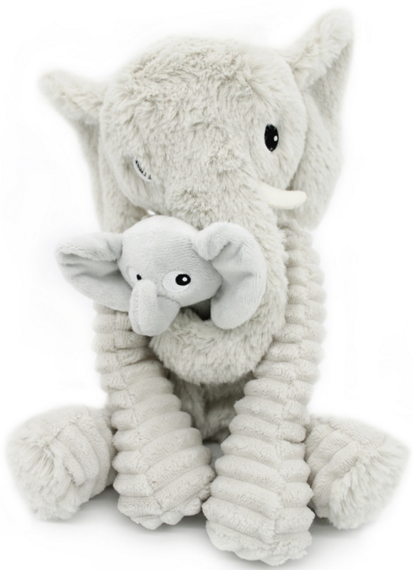 PTIPOTOS Plyšový slon Dimoitou šedý