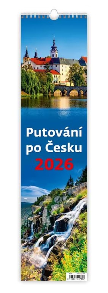 Putování po Česku vázanka 2026 - nástěnný kalendář