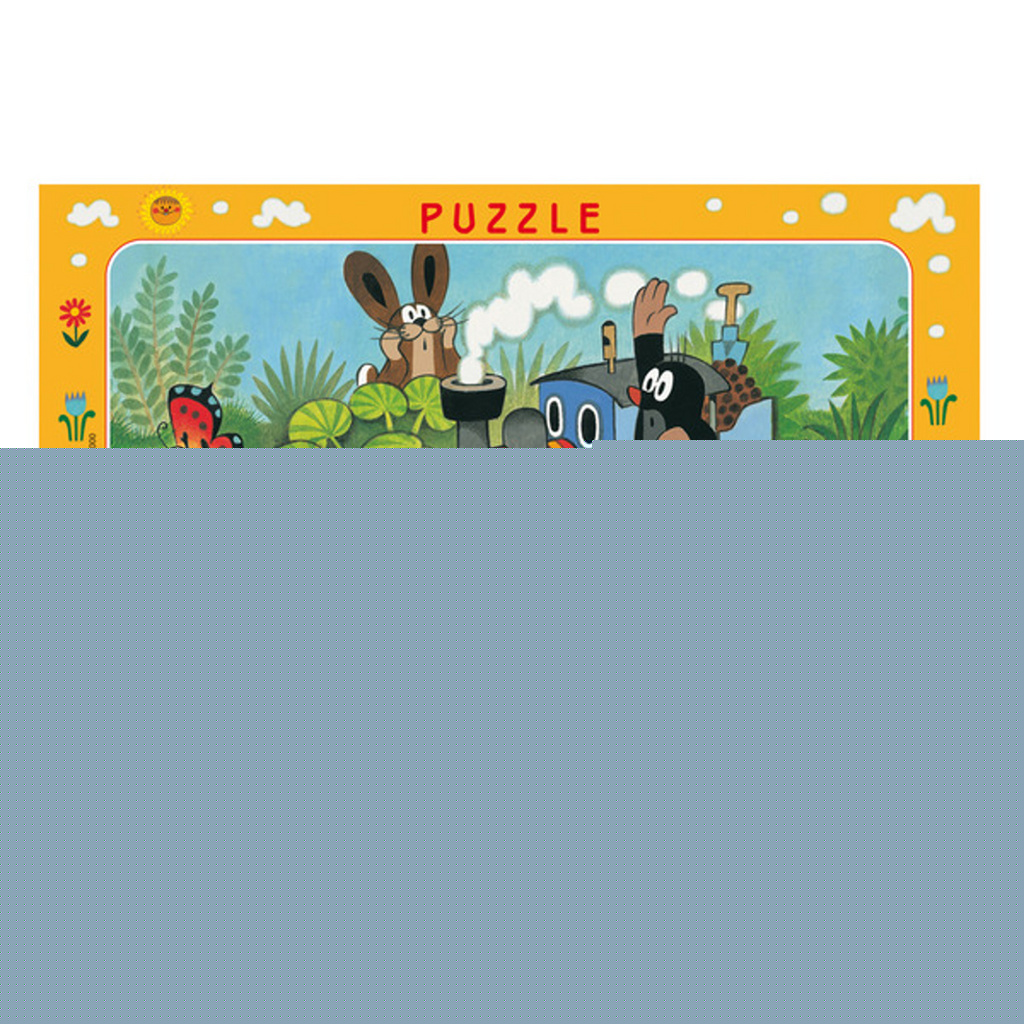 Puzzle 15 Krtek a lokomotiva deskové