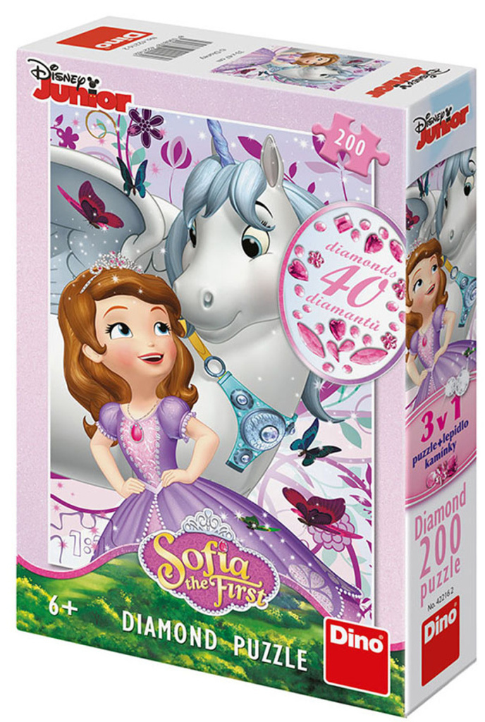 Puzzle 200 Sofie a jedorožec diamond