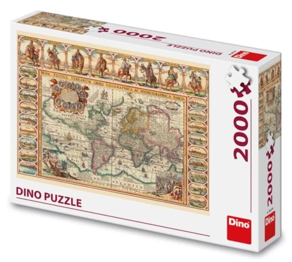 Puzzle 2000 Historická mapa světa