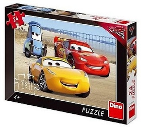 Puzzle 24 Auta na pláži