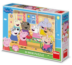 Puzzle Peppa Pig: Obchod 24 dílků maxi (poškozená)