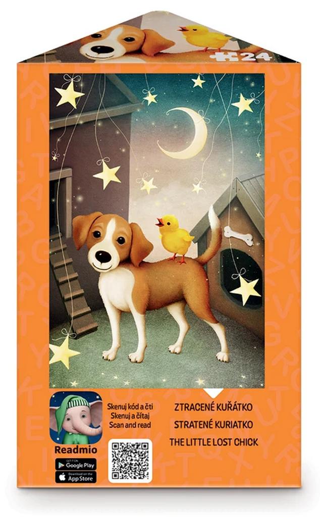 Puzzle 24 triangl Ztracené kuřátko