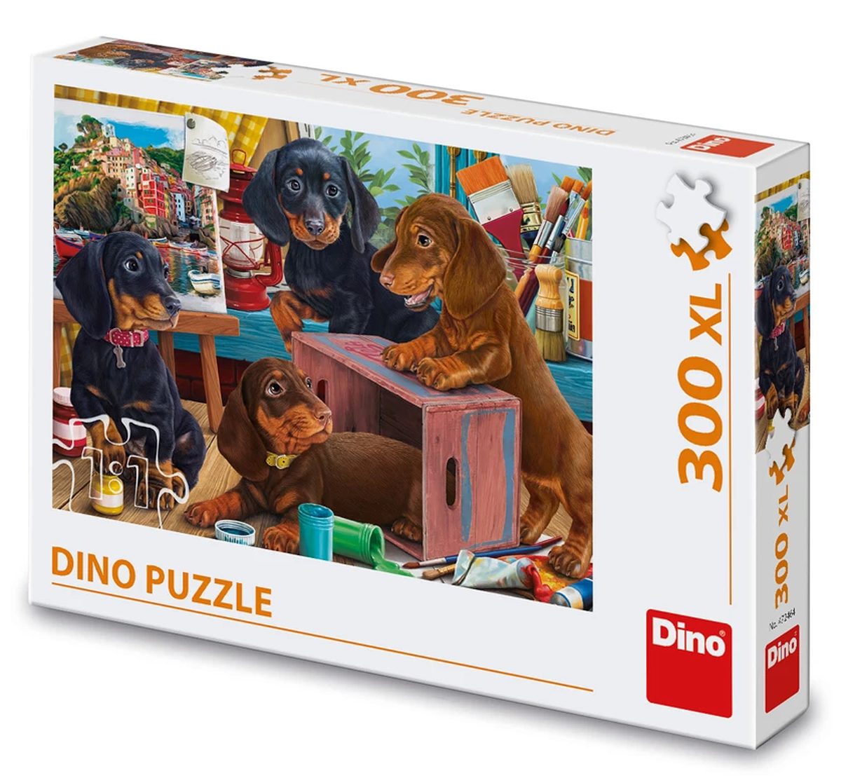 Puzzle 300XL Jezevčíci