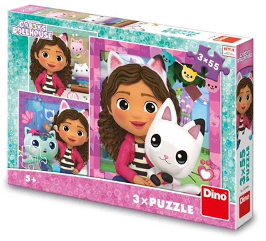 Puzzle 3x55 Gábi a kamarádi