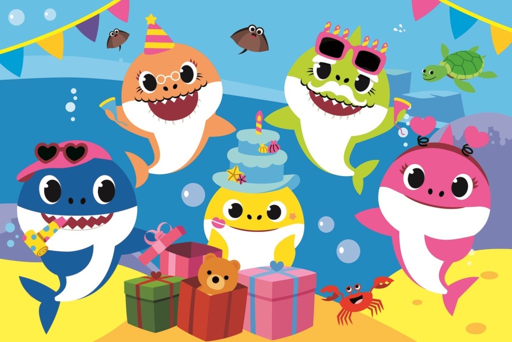 Puzzle Baby Shark Oslava MAXI 24 dílků