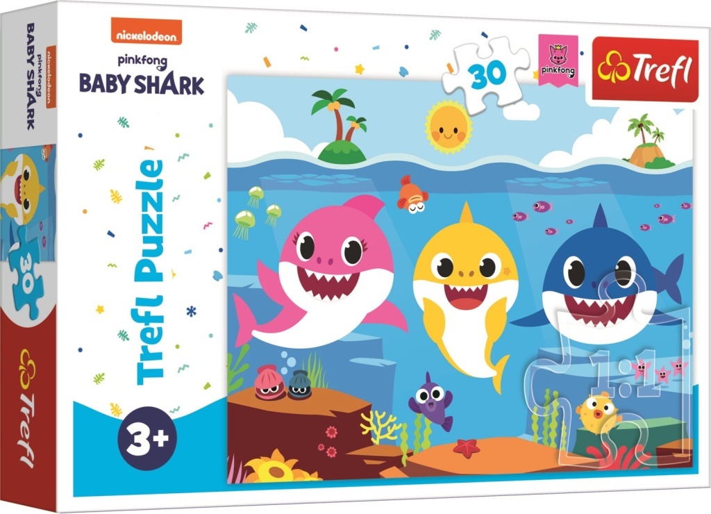 Puzzle Baby Shark: Podmořský svět žraloků