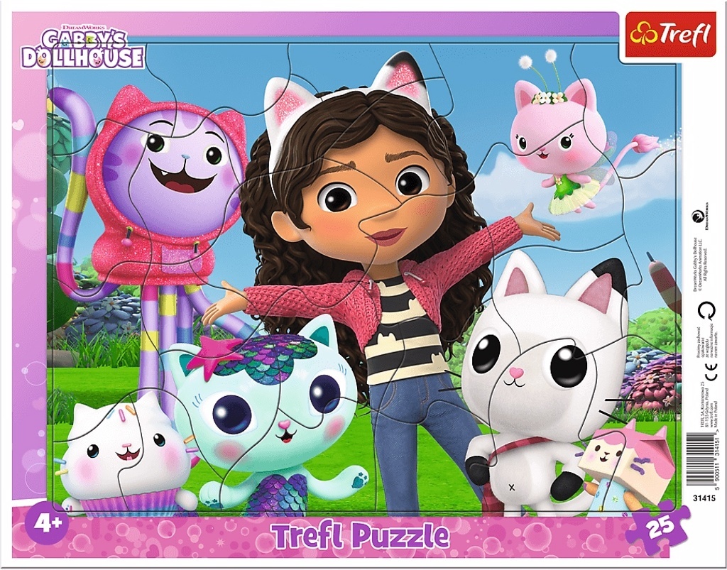 Puzzle Gábinin kouzelný domek 25 dílků