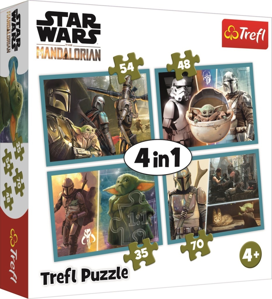 Puzzle Mandalorian a jeho svět 4v1