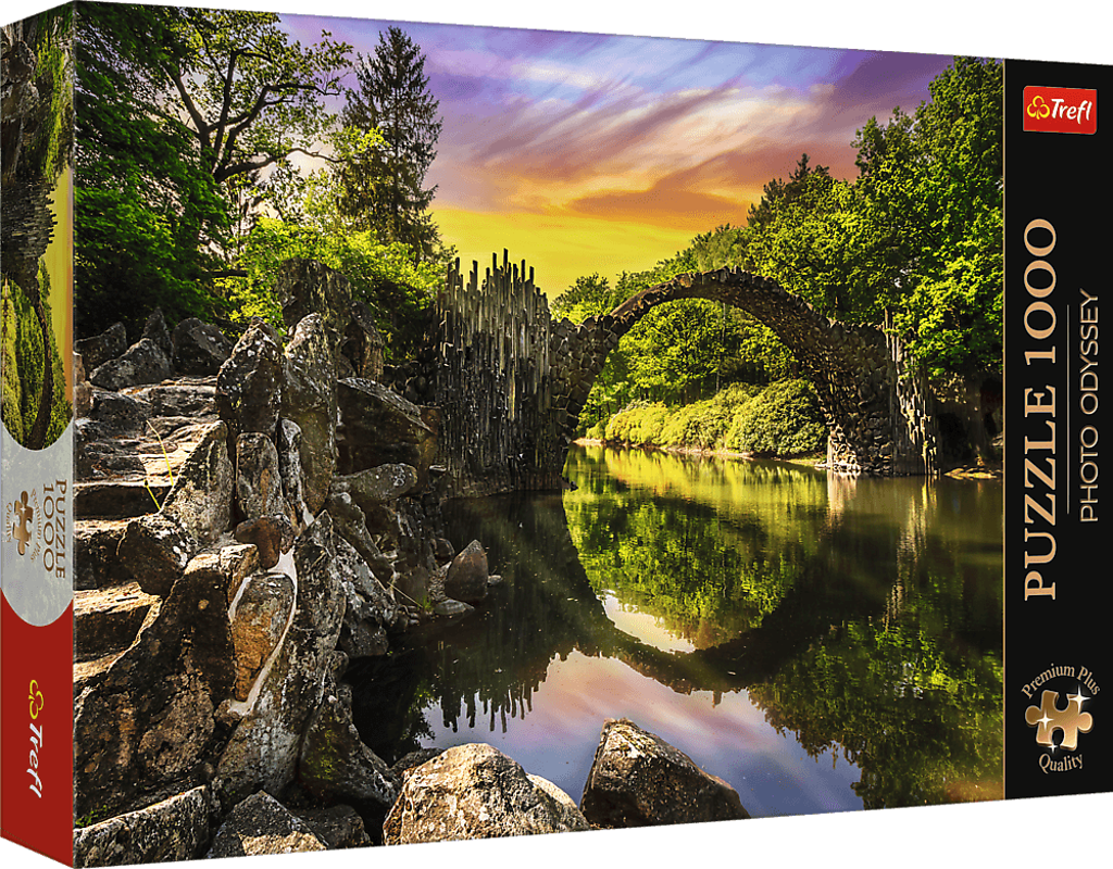 Puzzle Premium Plus Photo Odyssey Rakotzův most v Kromlau (1000 dílků)