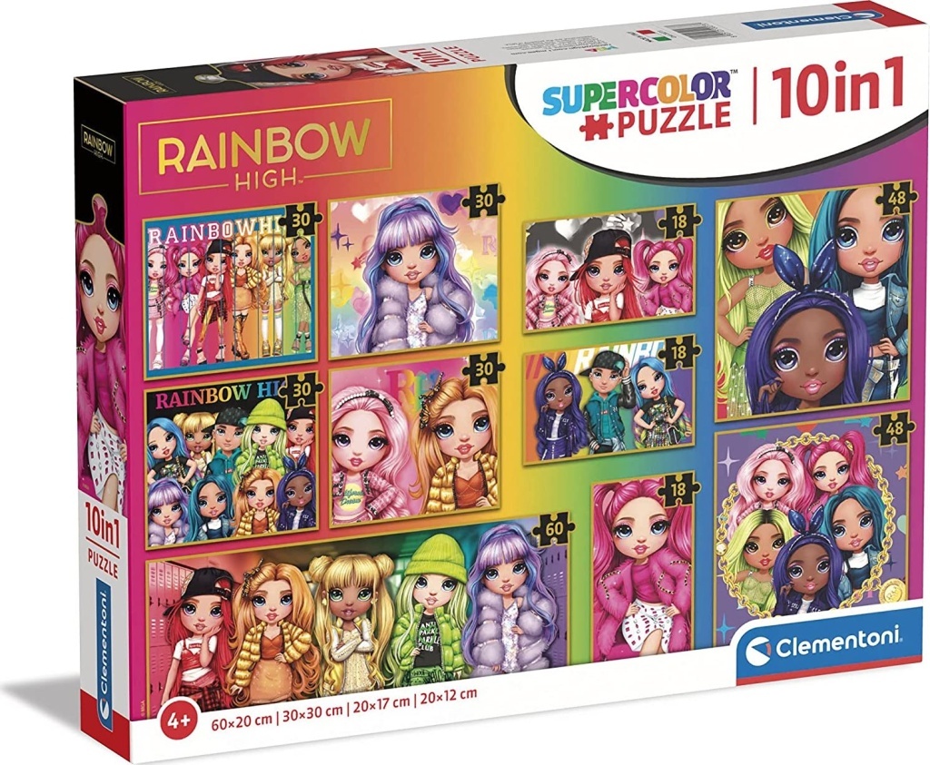 Puzzle Rainbow High 10v1