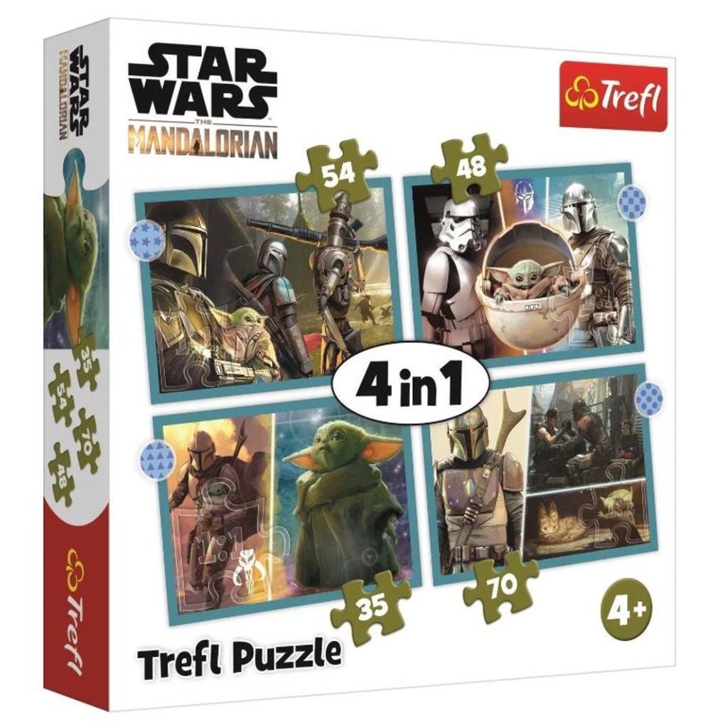 Puzzle Star Wars Mandalorian 4v1