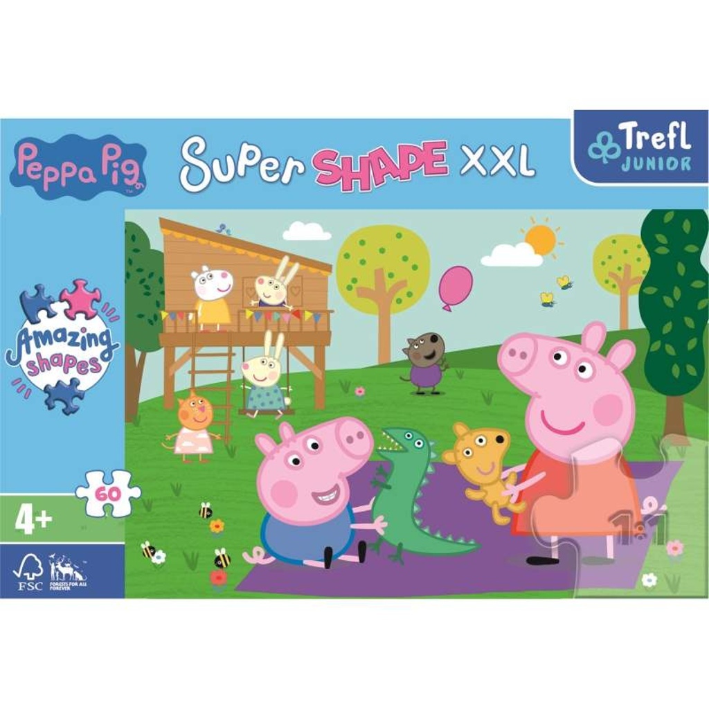 Puzzle Super Shape XXL Prasátko Pepina