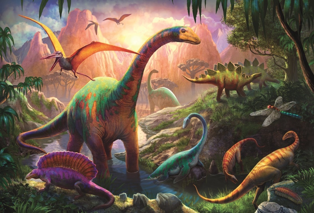 Puzzle Svět dinosaurů
