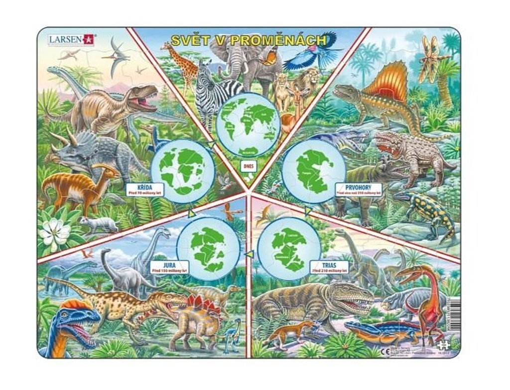 Puzzle Svět v proměnách 100 dílků