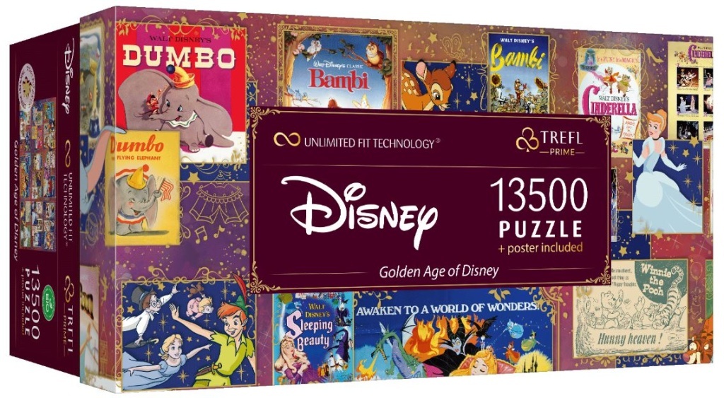 Puzzle UFT Zlatý věk Disney