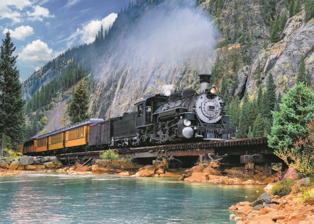 Puzzle Vlak v horách