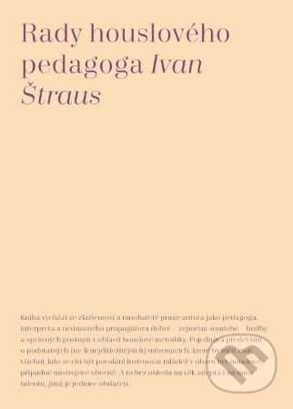 Rady houslového pedagoga