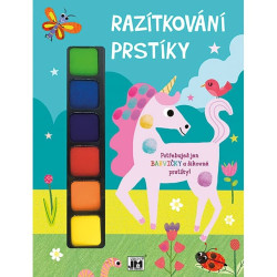 Razítkování prstíky: Jednorožec - kniha z kategorie Omalovánky