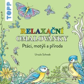Relaxační omalovánky (Ptáci, motýli a příroda)