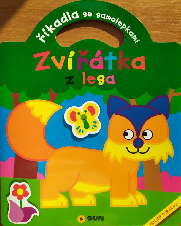 Říkadla se samolepkami - Zvířátka z lesa