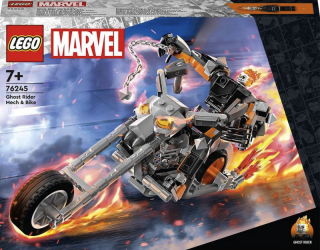 Robotický oblek a motorka Ghost Ridera