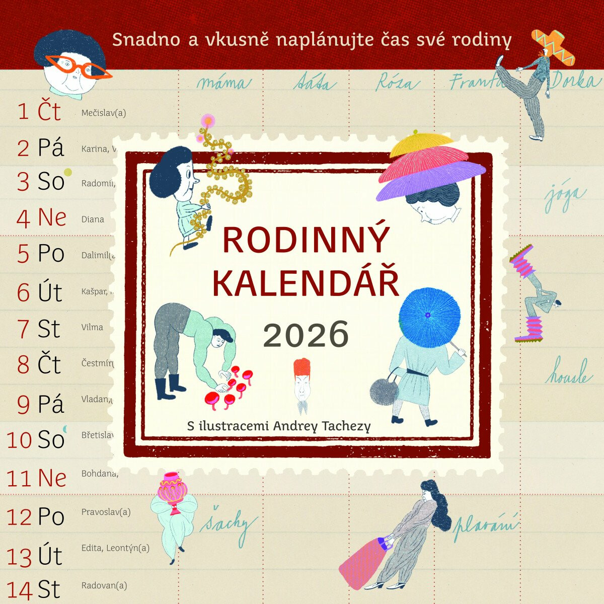 Rodinný kalendář 2026