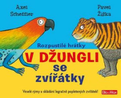 V džungli se zvířátky (Veselé rýmy a skládání legračně popletených zvířátek!) - kniha z kategorie Pro děti