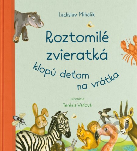 Roztomilé zvieratká klopú deťom na vrátka