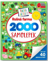 Rušná farma 2000 samolepek - kniha z kategorie Samolepky