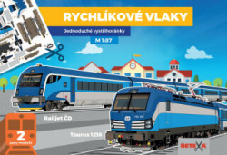 Rychlíkové vlaky (Jednoduché vystřihovánky)