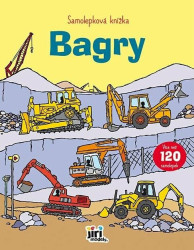 Samolepková knížka Bagry
