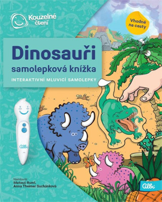 Samolepková knížka Dinosauři - Kouzelné čtení Albi