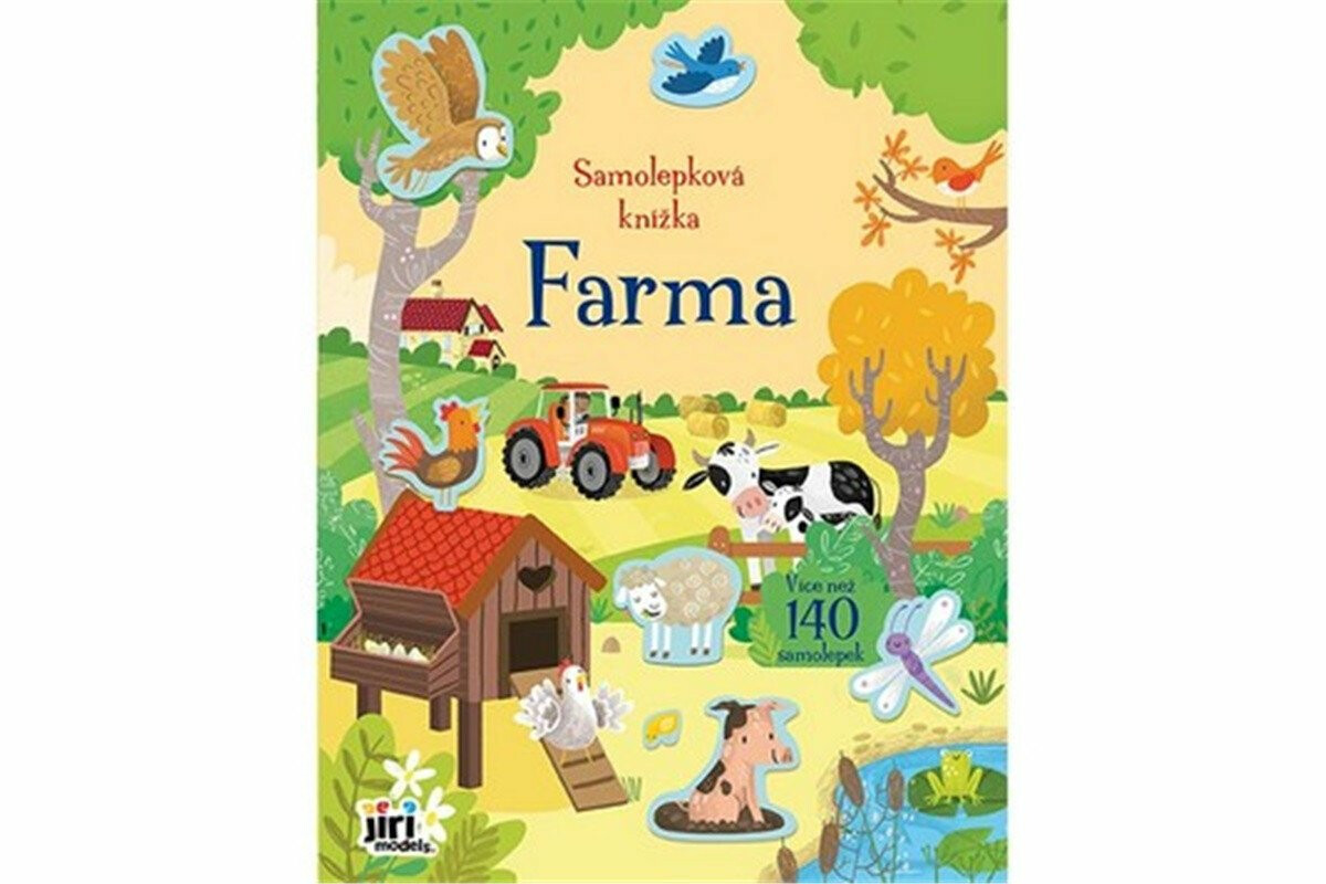 Samolepková knížka: Farma - kniha z kategorie Omalovánky, vystřihovánky, papír